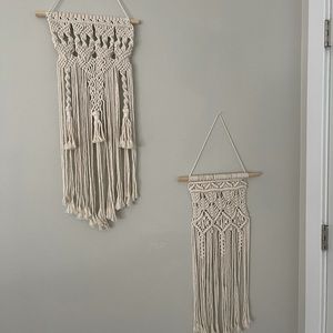 Macrame hangings